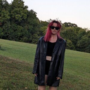 Mens Andrew Marc Genuine Leather Jacket Coat